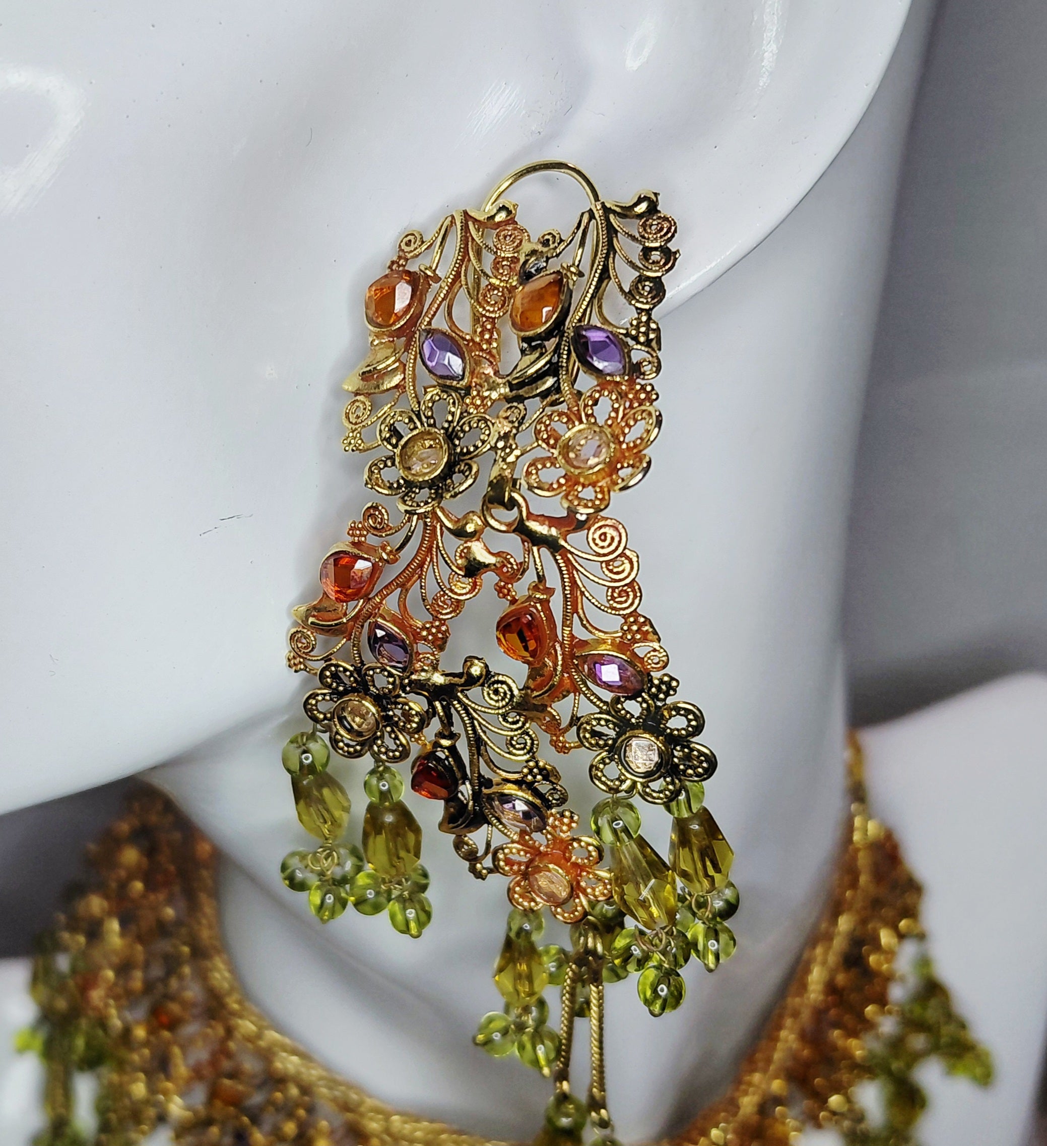 Nini’s Olive Regal Fringe Set